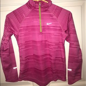Nike pullover half zip jacket